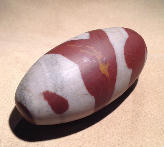 Shiva Lingam Brown Multi Pattern !