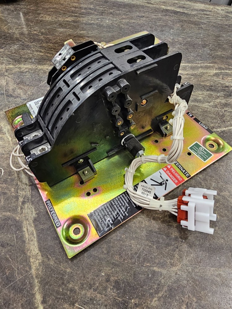 ASCO TRANSFER PANEL 165 SERIES 165A2200F3C TRANSFER SWITCH