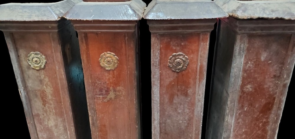 Set Of 4 Newel Posts GAM0276