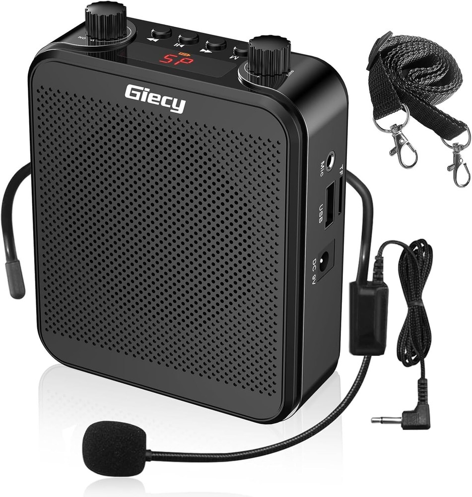 30W Rechargeable Voice Amplifier With Bluetooth Microphone And Speaker Function