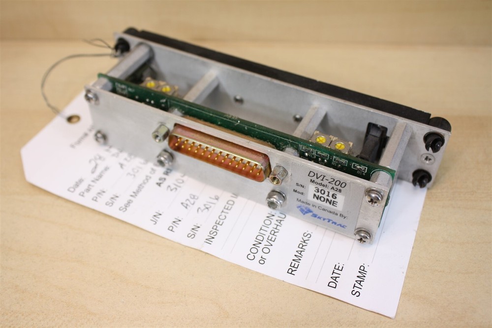 SkyTrac DVI-200 Sat Com Panel A28
