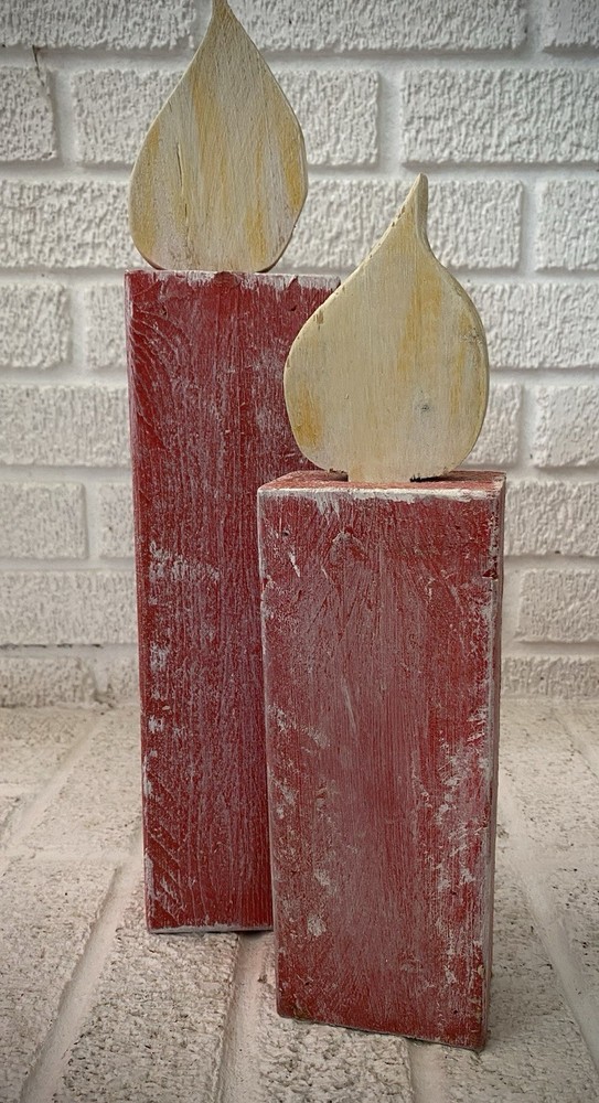 Wooden Decor Candles