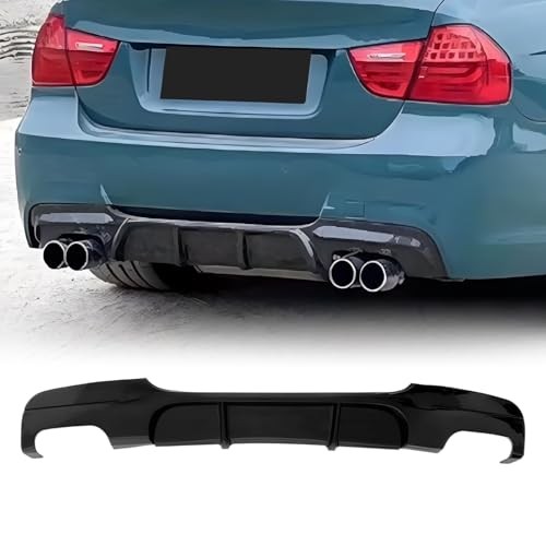 Rear Diffuser Compatible with E90 M Sport 2006-2013 MP Bilateral Dual Outlet