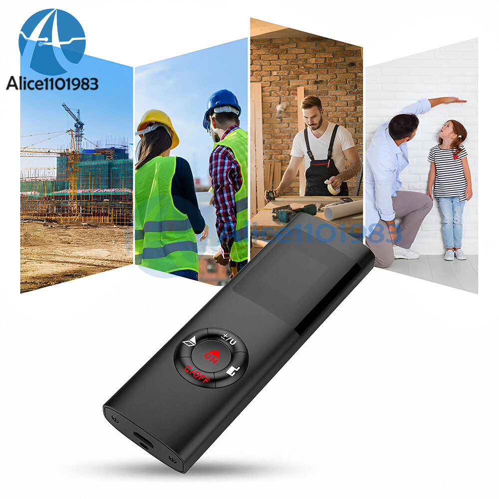 40M 60M Digital LCD Laser Distance Meter Rangefinder Measure Range Finder Tool