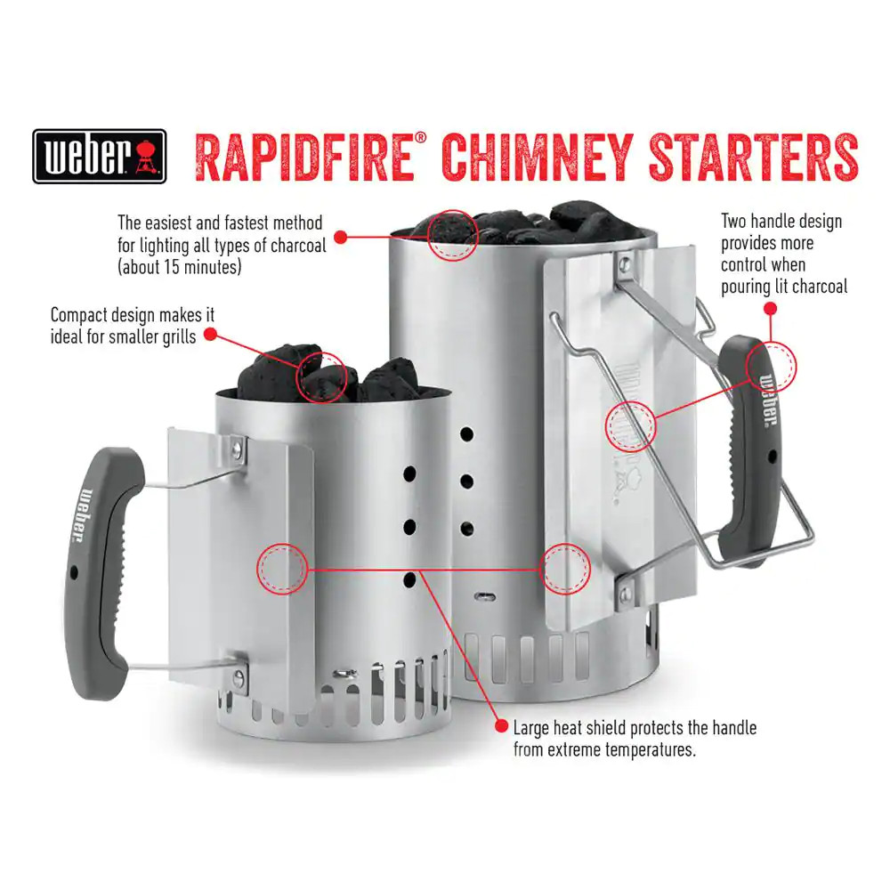Rapidfire Chimney Charcoal Starter