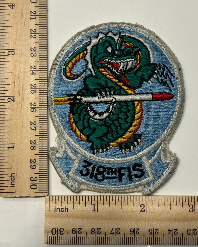 US AIR FORCE PATCH: 318th Fighter Interceptor Squadron