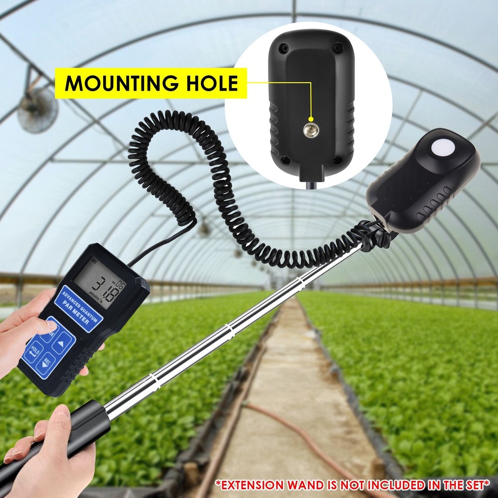 Quantum PAR Sensor PPFD Meter for Led Grow Light Measuring Light Intensity