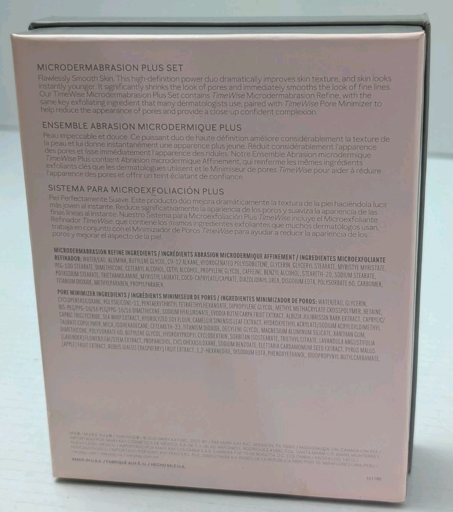 Mary Kay TimeWise Microdermabrasion Plus Set- Refine & Pore Minimizer