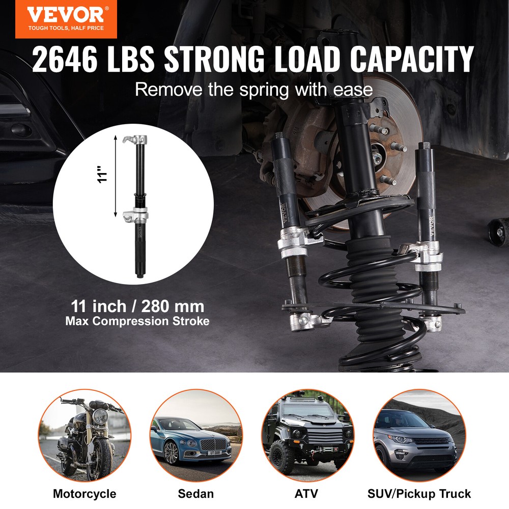 VEVOR Coil Spring Strut Compressor 2Pcs for Strut Shock Absorber Suspension Tool