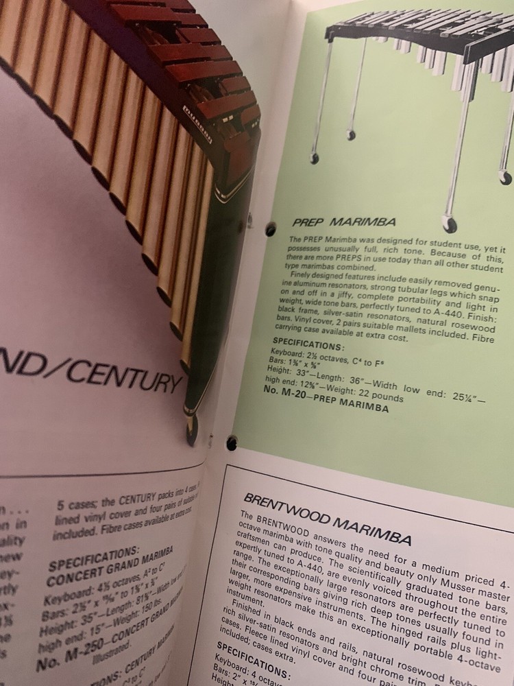 Vintage 1971 Ludwig Drums Catalog