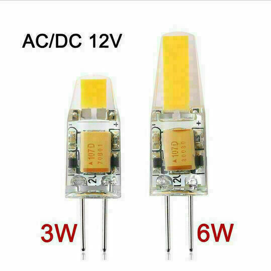 G4 LED COB Bulb Light 3W 6W AC DC 12V Replace Halogen Lamp