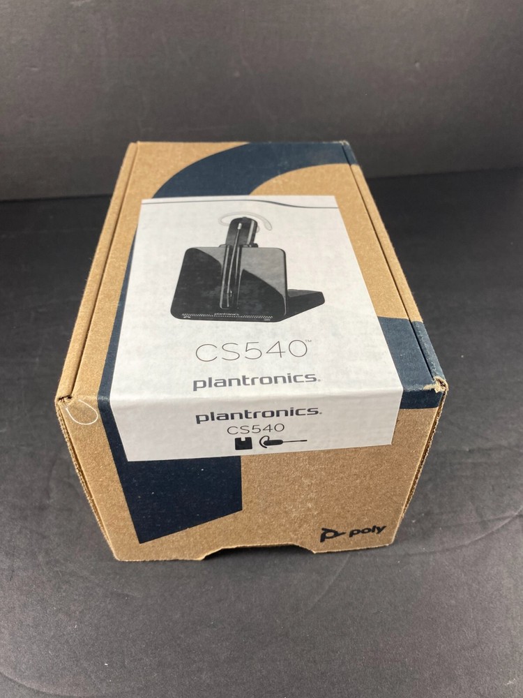 Poly CS540 !!EUROPEAN PLUG!! Wireless DECT Headset Mono 3 Styles Noise Cancel
