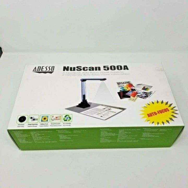 Adesso® NuScan 500A 5-Megapixel Auto-Focus Visual Presenter Open Box
