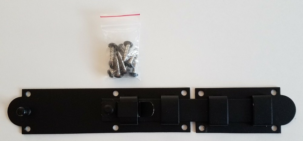 12" Locking Slide Bolt (Stainless Steel)
