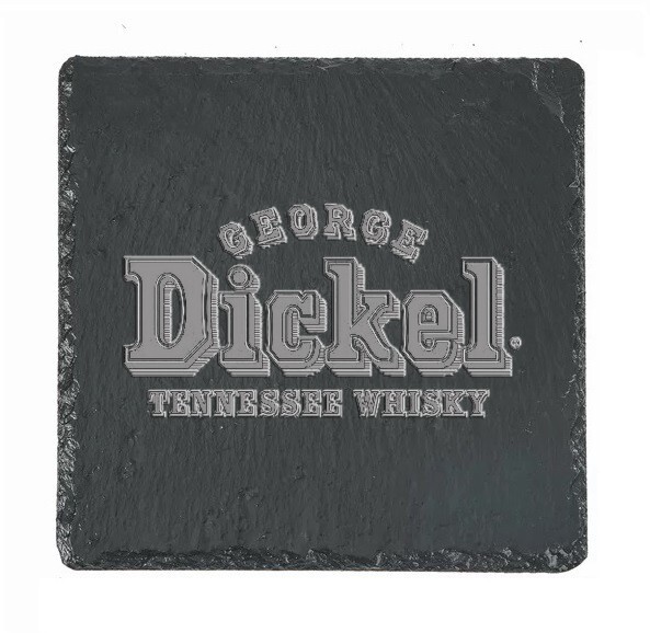 GEORGE DICKEL Whiskey Slate Coaster