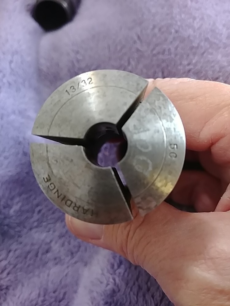 13/32" Hardinge 5C Round Collet External Threads Only