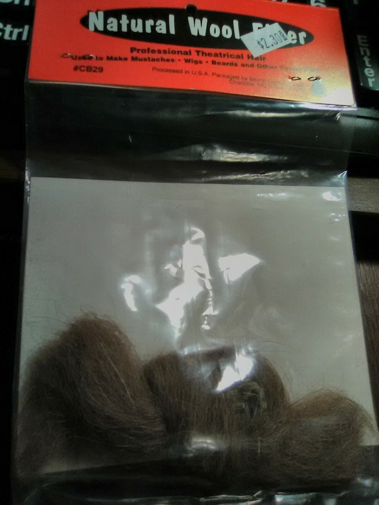 Morris~Natural Wool Fiber (Real)