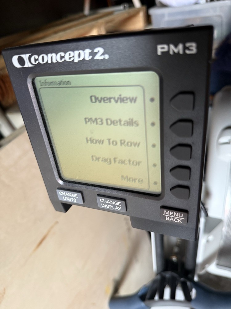 Concept2 RowErg Model D Indoor Rowing Machine with PM3 - Black