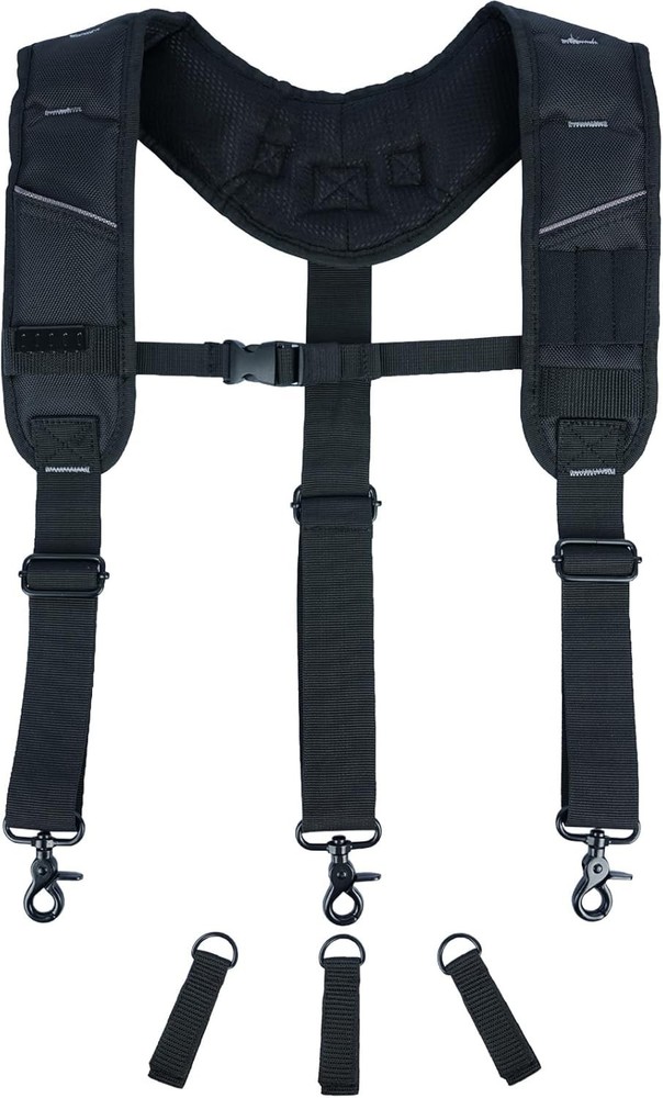 Durable Construction Work Pouch Suspenders