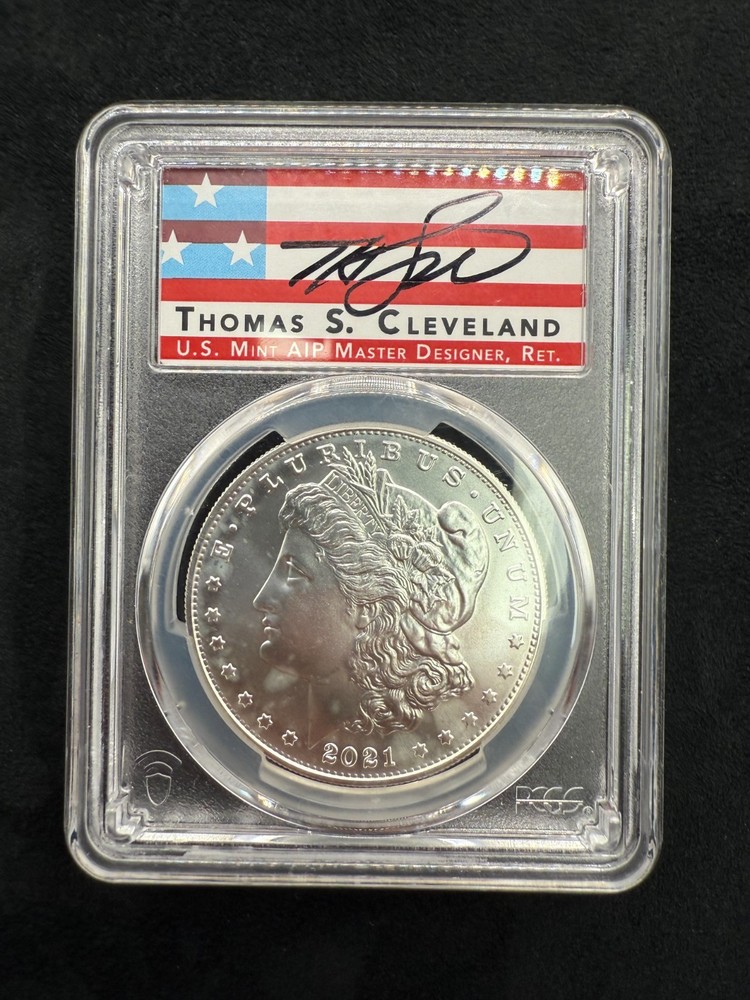 2021 D Morgan Silver Dollar PCGS MS7 100th Anniversary Advanced Release