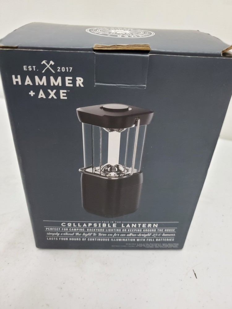 HAMMER AXE LIGHT COLLAPSABLE LANTERN (130679-2 R BY111C)