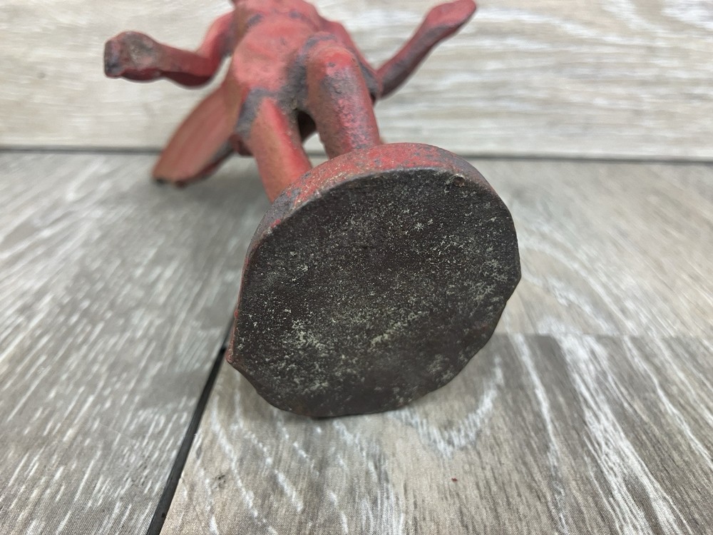 Fairy Pixie Cast Iron Figurine Statue 6” Tall