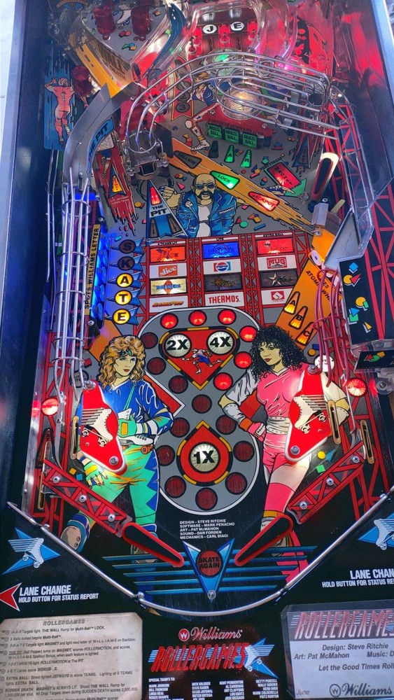 Williams RollerGames Pinball Machine