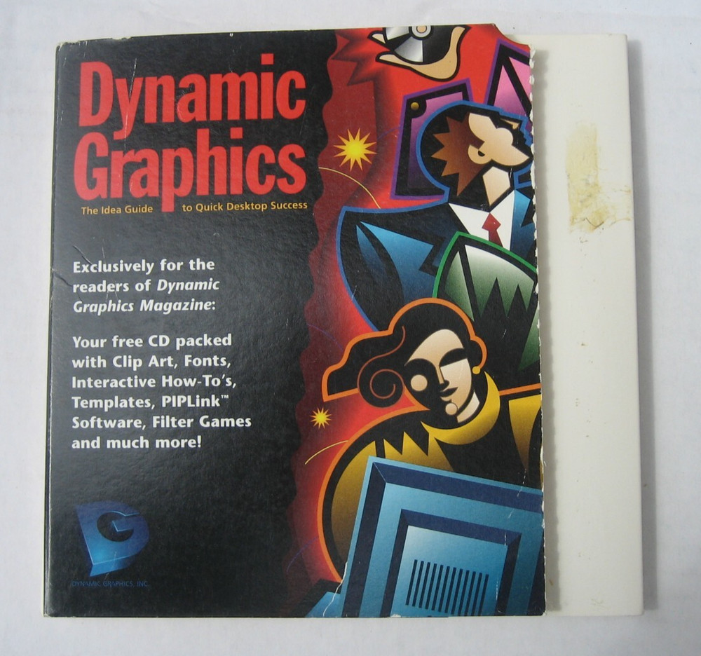 Dynamic Graphics ELECTRONIC CLIPPER tiff eps SPECIAL 4 CD Clip Art Library