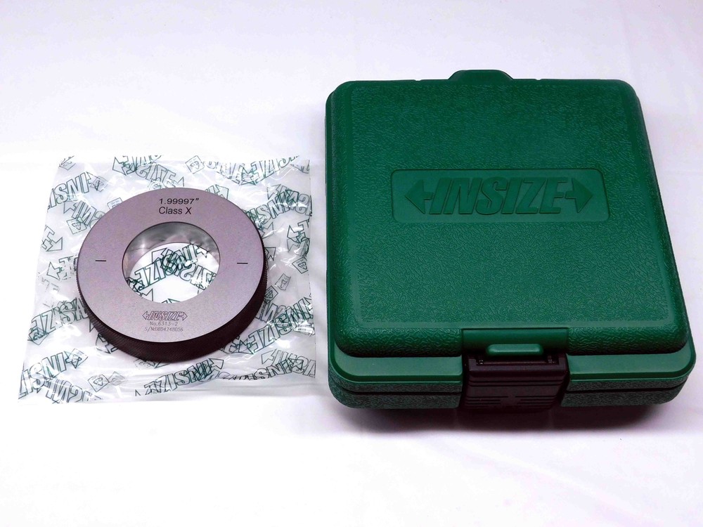 INSIZE 2" CLASS X MASTER PLAIN BORE SETTING RING GAGE 2.0 ONSIZE 50.8mm #6313-2