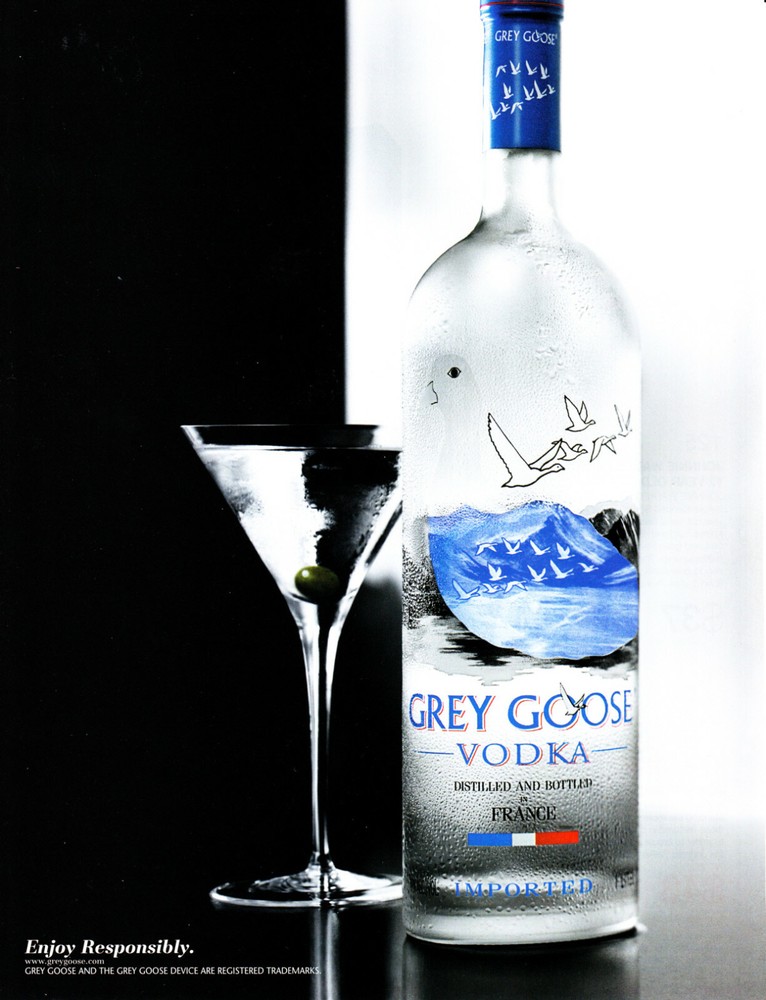 GREY GOOSE VODKA AD #14 RARE OOP