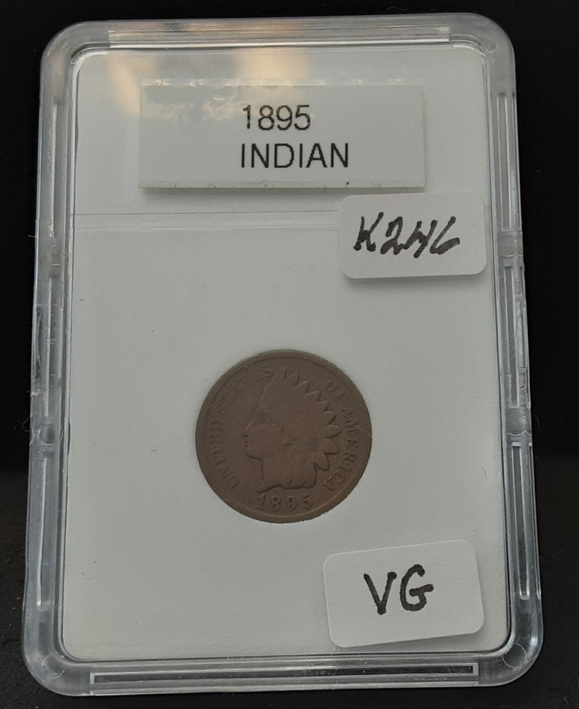 1895 INDIAN HEAD CENT- VG - IN PLASTIC CASE - K246