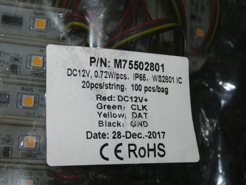 *20 Pcs/String* iPixel LED M75502801 LED Light String - NEW Surplus!
