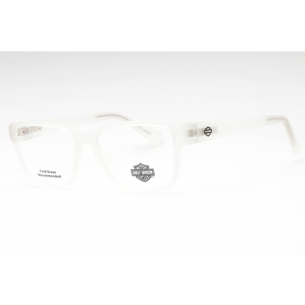 Harley Davidson Men's Eyeglasses Crystal Plastic Rectangular Frame HD0981 026