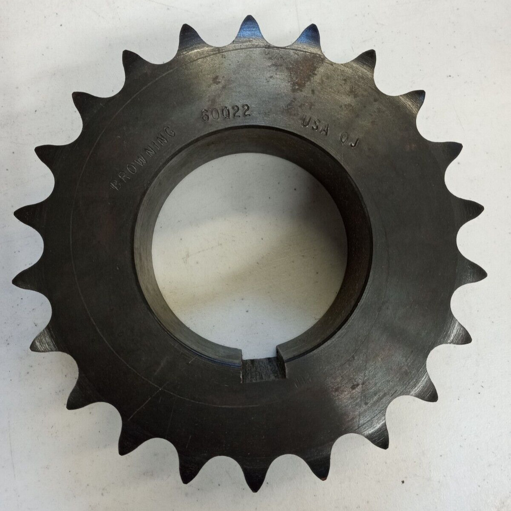 Browning 60Q22 #60 Bushing Bore Roller Chain Split Taper Sprocket 22T **USA**
