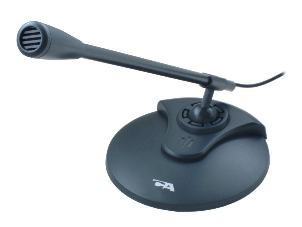 ACM-51B Desktop Stand Microphone - Black