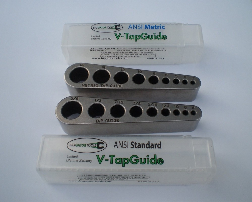2 Hand Tapping Tap Guides - Precision Tool for Easy Threading & Alignment