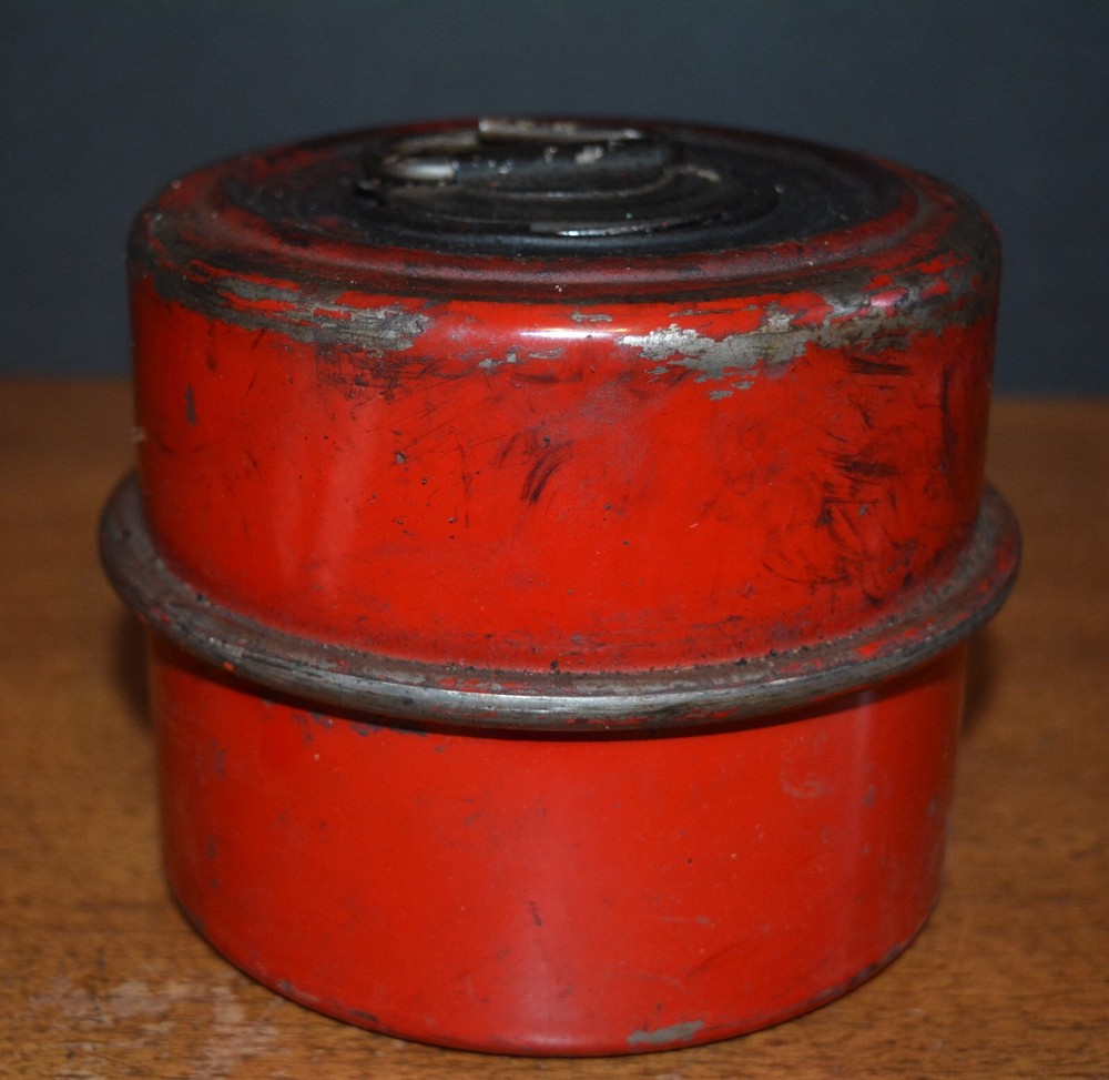 ANTHES FORCE OILER CO. KEROSENE Road Flares Orig. Storage Case EMPTY