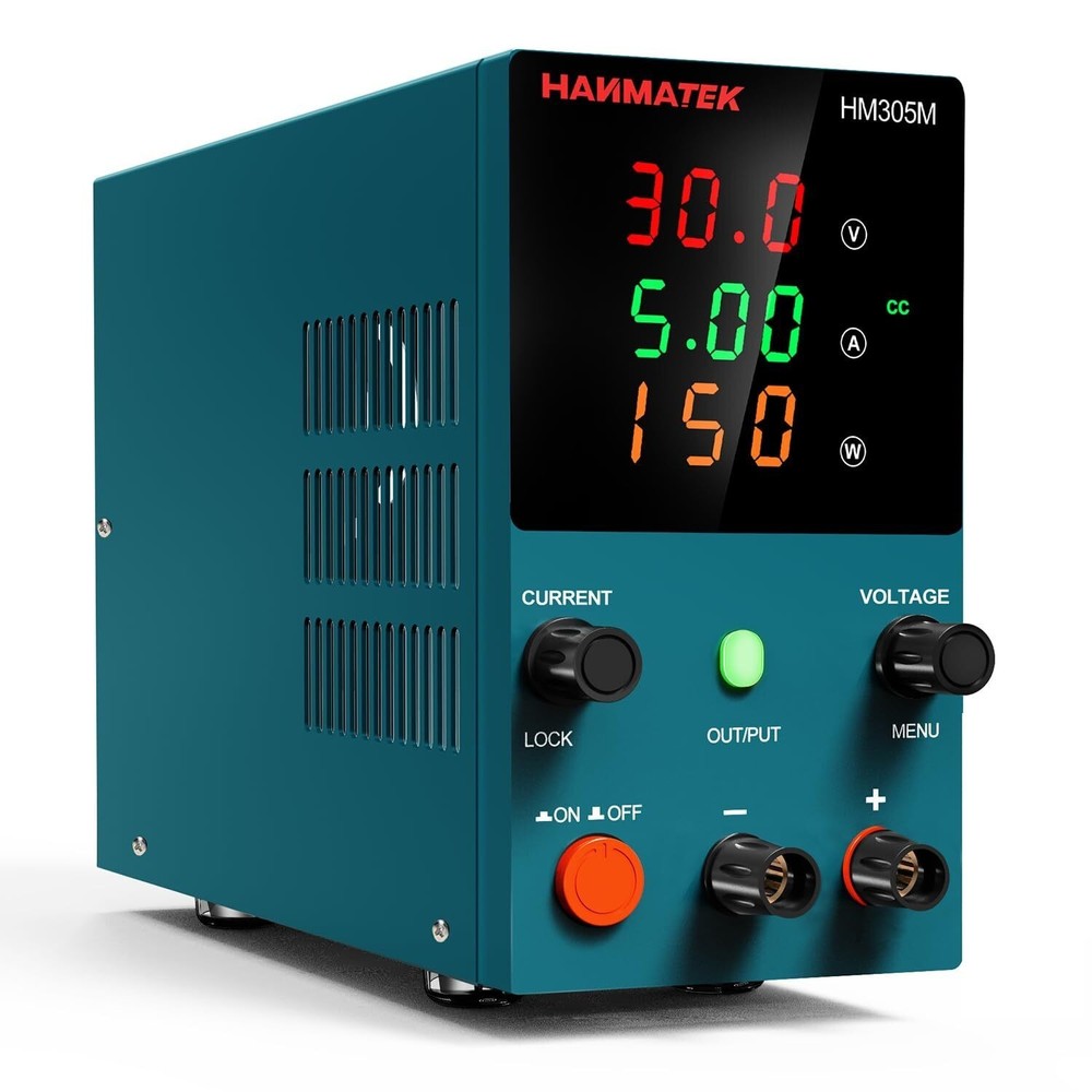 DC Power Supply 0-30 V 0-5 A Mini Variable Switching Digital Bench Power Supply
