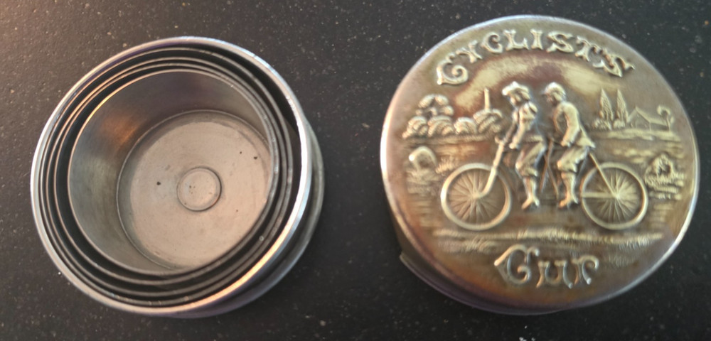 Antique Collapsible Metal Cyclist's Cup