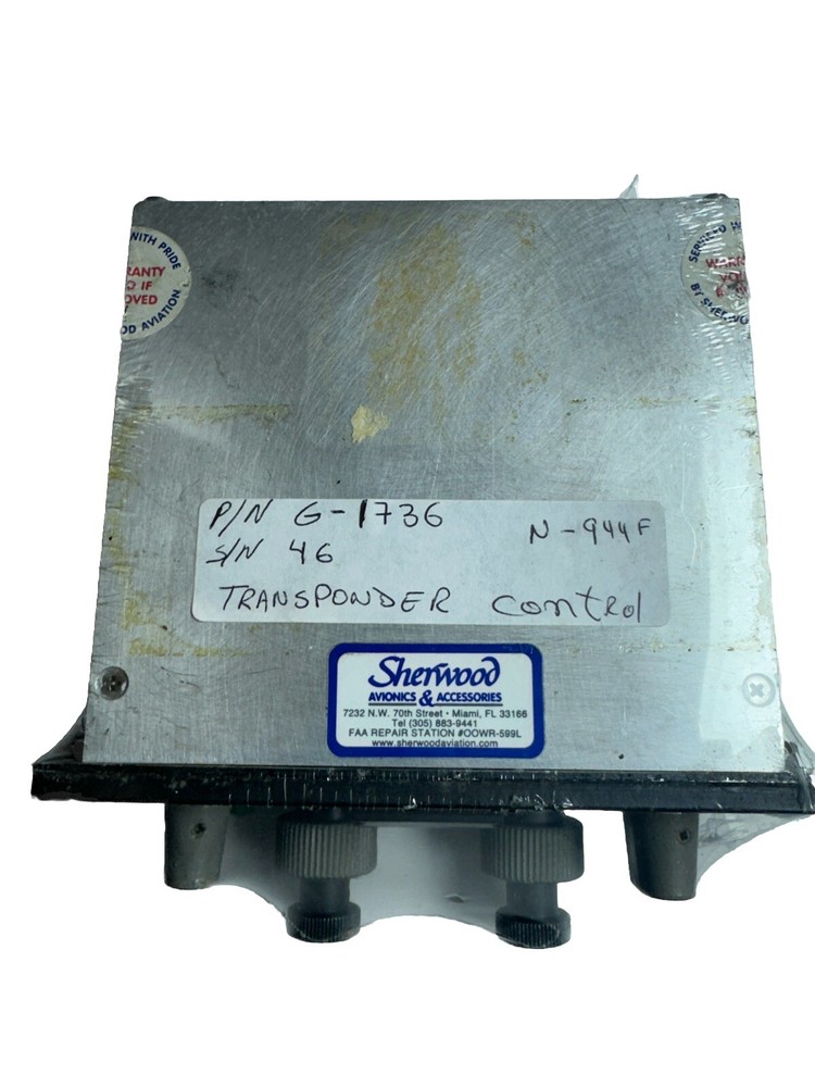 US Gables G-1736 Transponder Control PANEL Boeing Ships Free