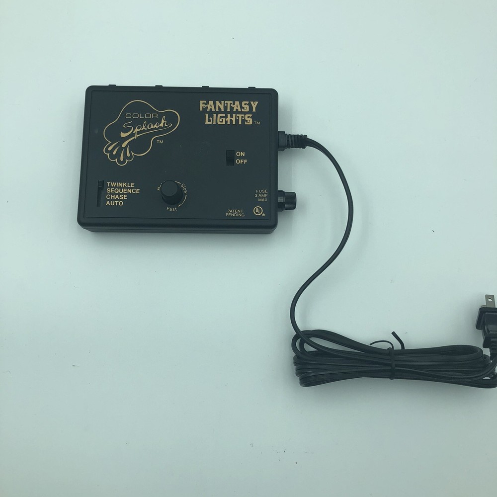 Color Splash Fantasy Lights Controller 4 Plug 800 Variable Speed 4 Mode
