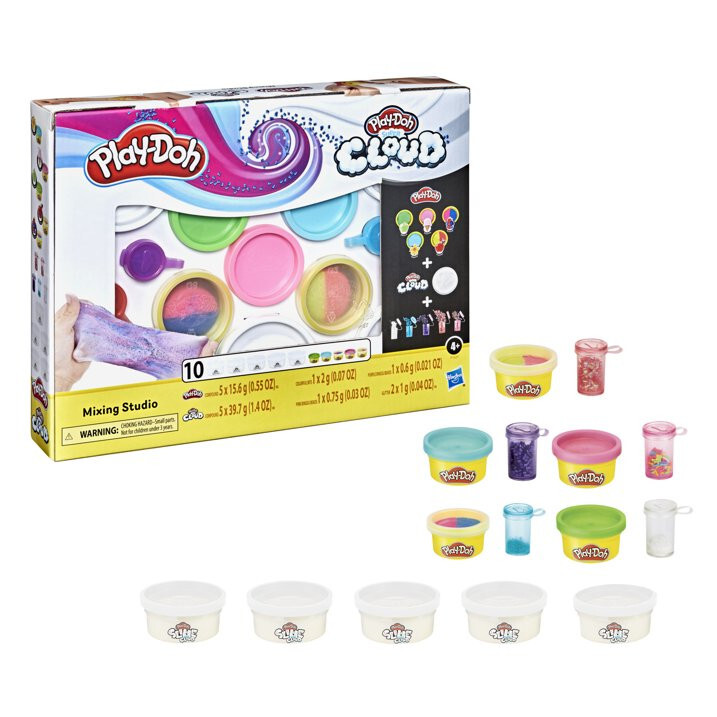Play-Doh Mixing Studio Kit with 5 Super Cloud and 5 Scented Modeling Compound