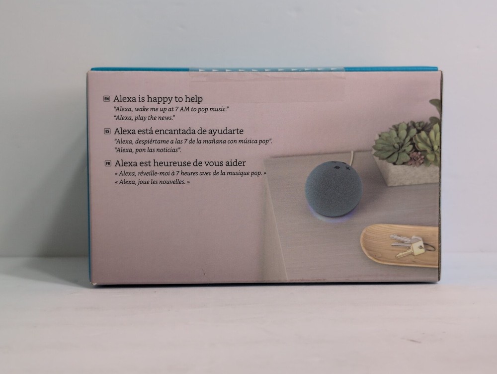 Echo Dot 4th Generation Smart Speaker with Alexa Twilight Blue