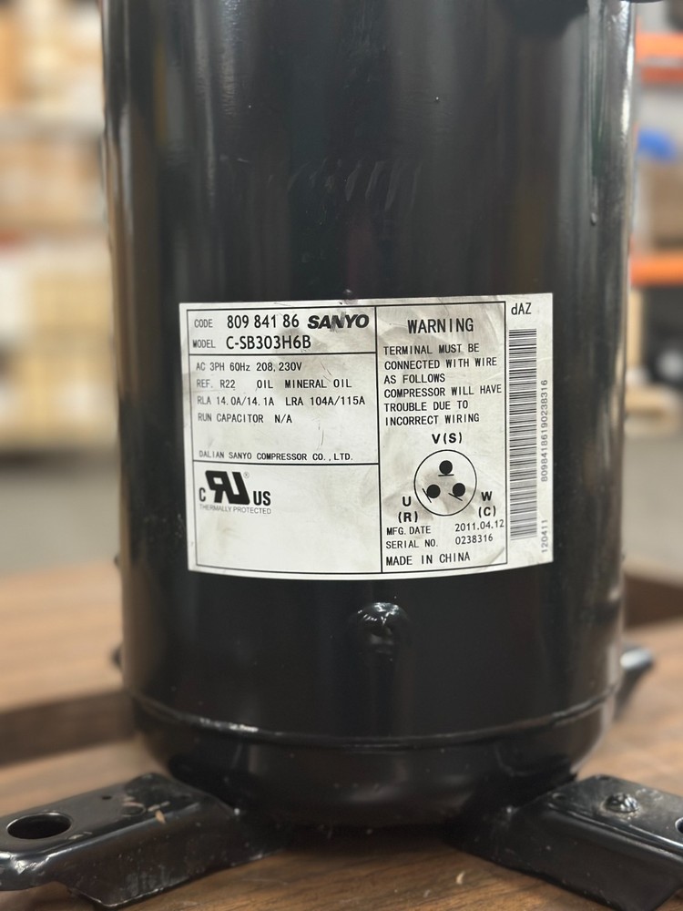 Sanyo Scroll Compressor C-SB353H6B