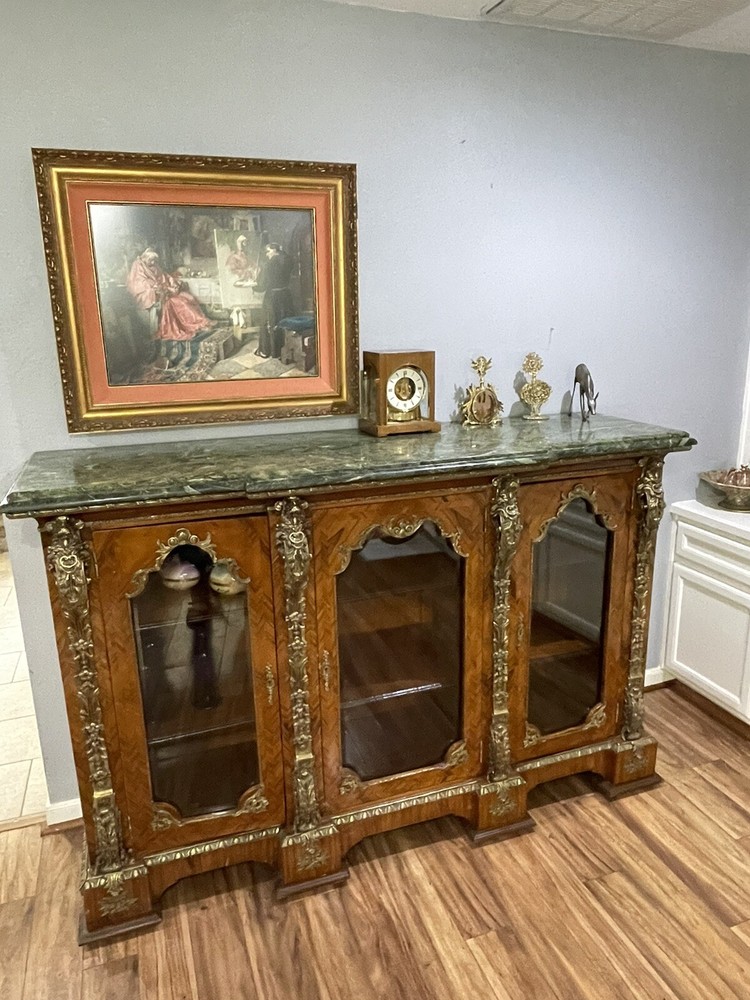Beautiful, large Victorian style, Credenza, Display Sideboard