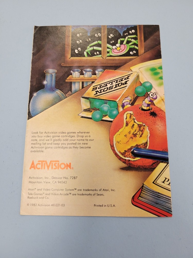 spider fighter atari 2600 Manual Only