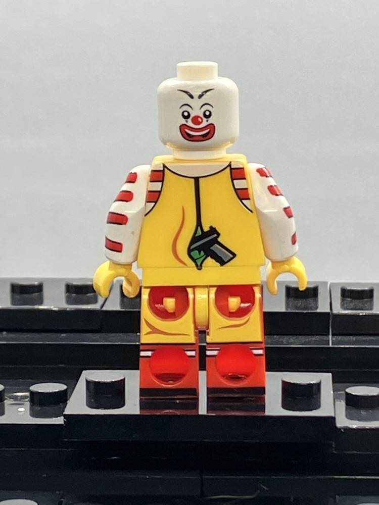 Evil Clown Ronald McDonald Custom Mini Figure