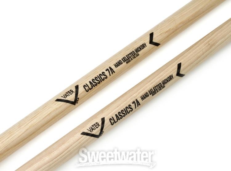 Vater Classics Drumsticks 3-pack - 7A - Wood Tip