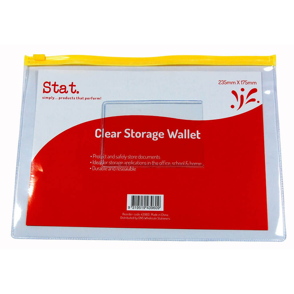 Stat Data Envelope Clear Simple Stylish Durable Premium Quality Use Friendly