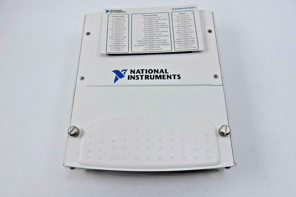 National Instruments NI DAQPad-6015 Multfunction I/O for USB (Power Tested)